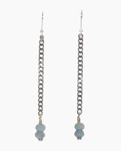Load image into Gallery viewer, Aquamarine Earrings Stainless Steel