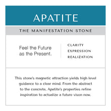 Load image into Gallery viewer, Apatite Earrings Brass