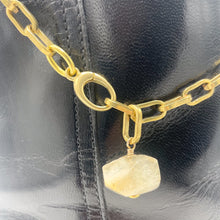 Load image into Gallery viewer, Citrine BOOT Anklet Brass Chain