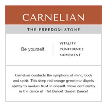 Load image into Gallery viewer, Carnelian BOOT Anklet Brass Chain