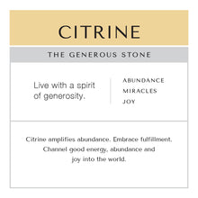 Load image into Gallery viewer, Citrine Earrings Brass