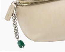 Load image into Gallery viewer, Aventurine Key Chain Brass