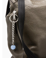 Load image into Gallery viewer, Amethyst Key Chain Stainless Steel