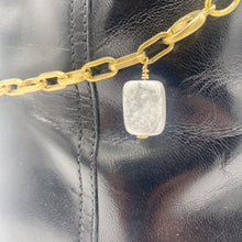 Load image into Gallery viewer, Howlite BOOT Anklet Brass Chain