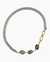 Load image into Gallery viewer, Prehnite IGNITE Three Stone Choker