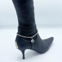 Load image into Gallery viewer, Quartz Crystal BOOT Anklet Stainless Steel Chain