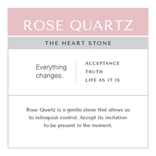 Load image into Gallery viewer, Rose Quartz Earrings Brass