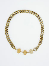 Load image into Gallery viewer, Citrine Necklace Brass Curb Chain
