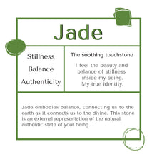 Load image into Gallery viewer, Jade Earrings Brass
