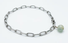 Load image into Gallery viewer, Aquamarine Anklet Stainless Steel Chain
