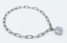 Load image into Gallery viewer, Chalcedony Anklet Stainless Steel Chain
