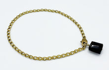 Load image into Gallery viewer, Smoky Quartz Anklet Brass Chain
