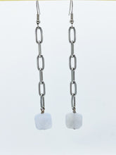 Load image into Gallery viewer, Chalcedony Earrings Stainless Steel
