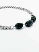 Load image into Gallery viewer, Jade Necklace Stainless Steel Curb Chain
