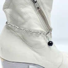 Load image into Gallery viewer, Amethyst BOOT Anklet Stainless Steel Chain
