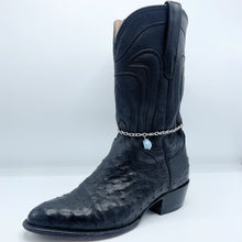 Load image into Gallery viewer, Aquamarine BOOT Anklet Stainless Steel Chain
