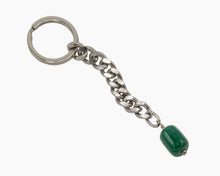 Load image into Gallery viewer, Aventurine Key Chain Stainless Steel
