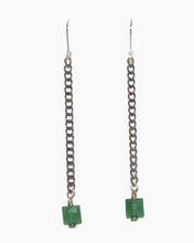 Load image into Gallery viewer, Aventurine Earrings stainless
