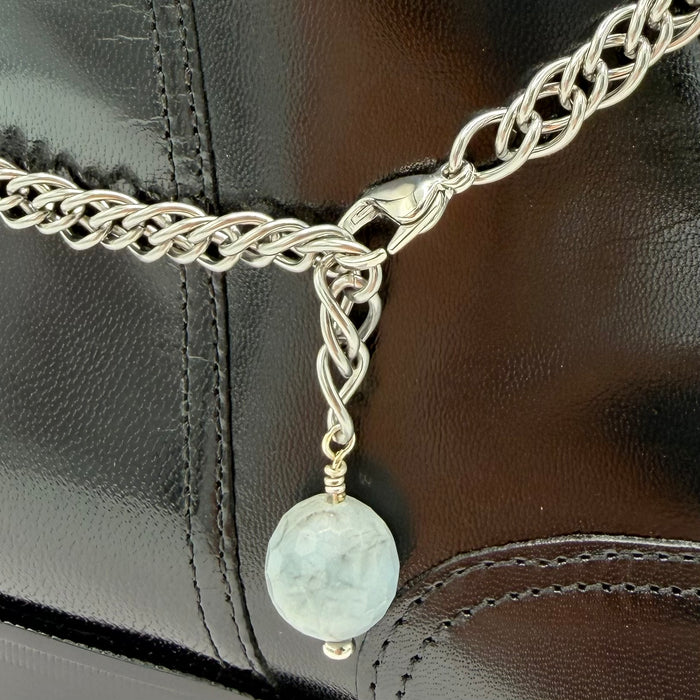 AQUAMARINE BOOT ANKLET Stainless
