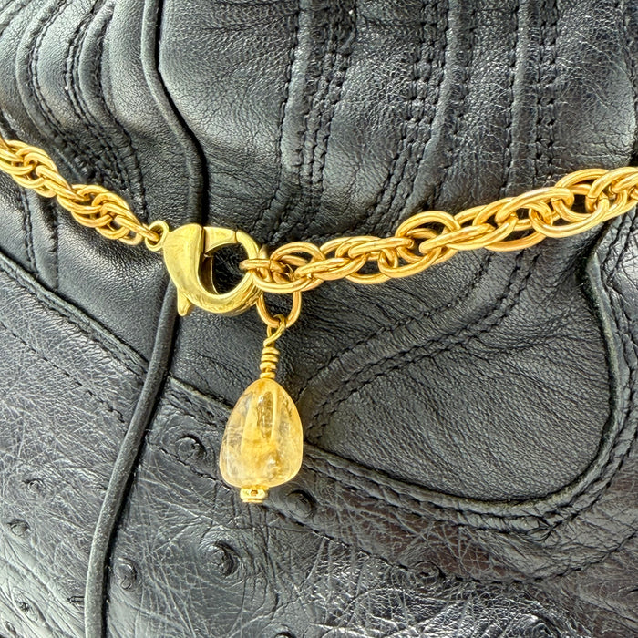 CITRINE BOOT ANKLET