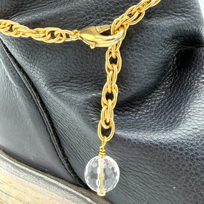 QUARTZ CRYSTAL BOOT ANKLET