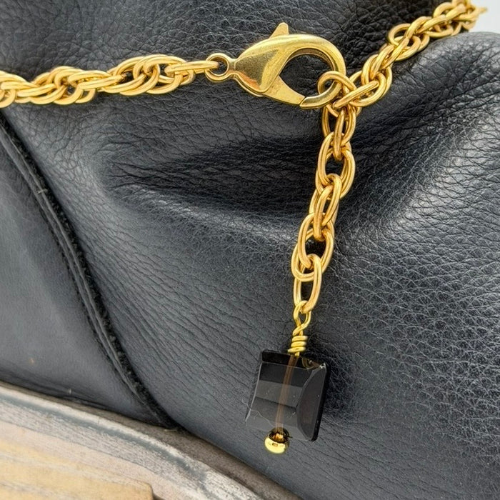 SMOKY QUARTZ BOOT ANKLET