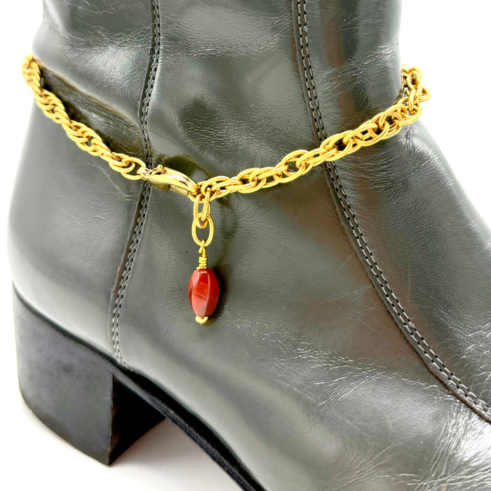 CARNELIAN BOOT ANKLET