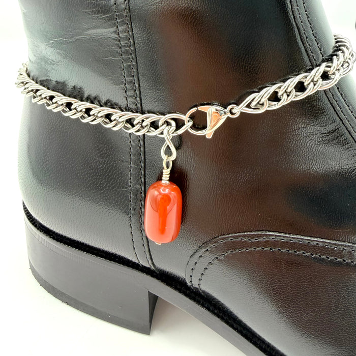 CARNELIAN BOOT ANKLET
