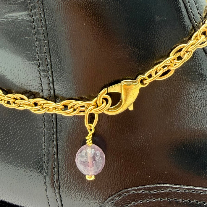 FLUORITE BOOT ANKLET