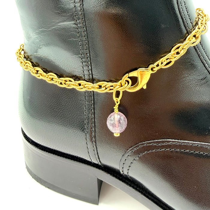FLUORITE BOOT ANKLET