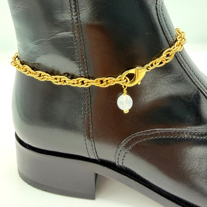 SELENITE BOOT ANKLET