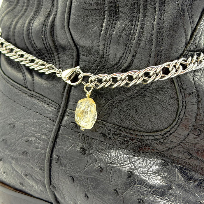 CITRINE BOOT ANKLET