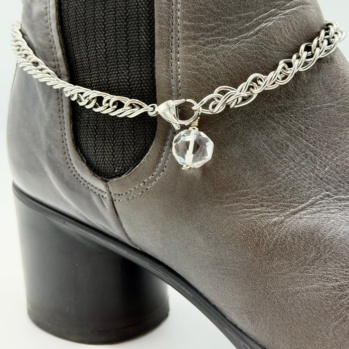 QUARTZ CRYSTAL BOOT ANKLET