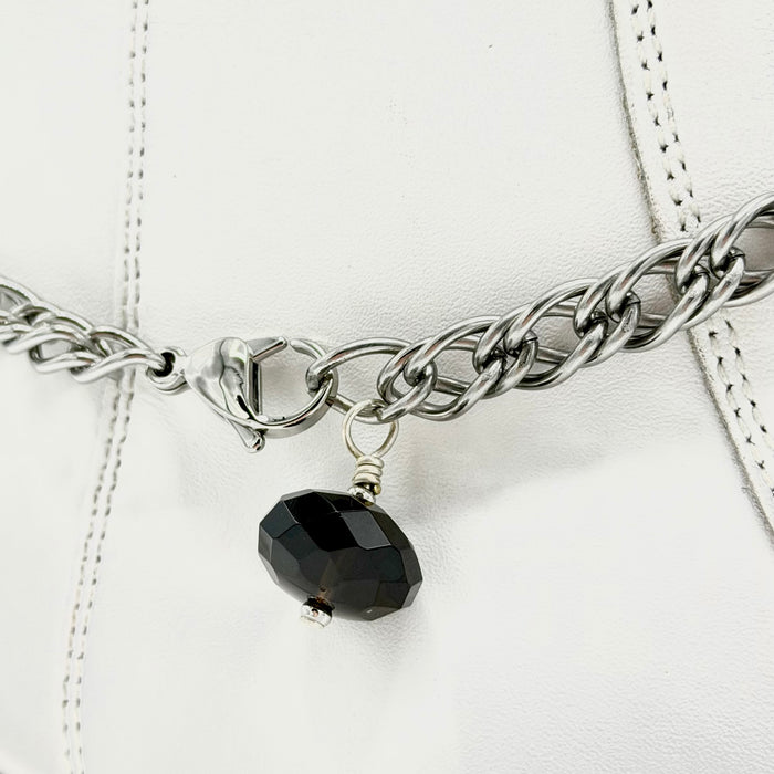 SMOKY QUARTZ BOOT ANKLET