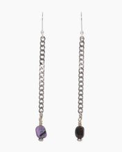 Load image into Gallery viewer, Charoite Earrings Stainless Steel
