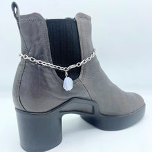 Load image into Gallery viewer, Chalcedony BOOT Anklet Stainless Steel Chain
