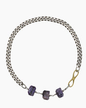 Load image into Gallery viewer, Charoite IGNITE Three Stone Choker

