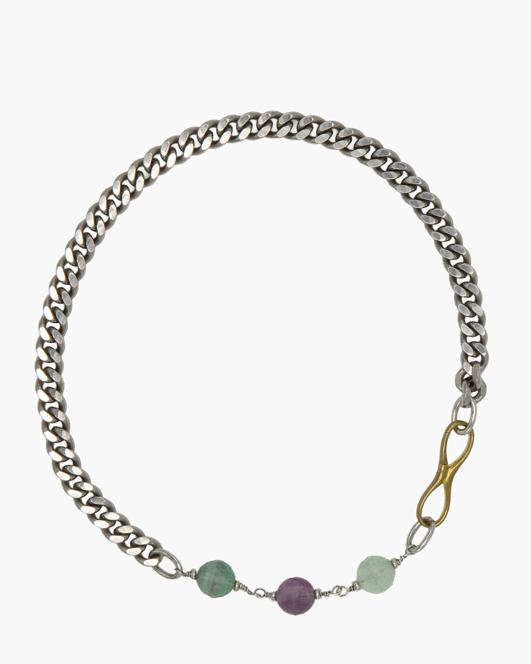 Fluorite IGNITE Three Stone Choker