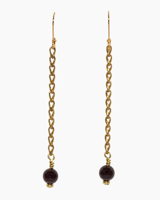 GARNET EARRINGS