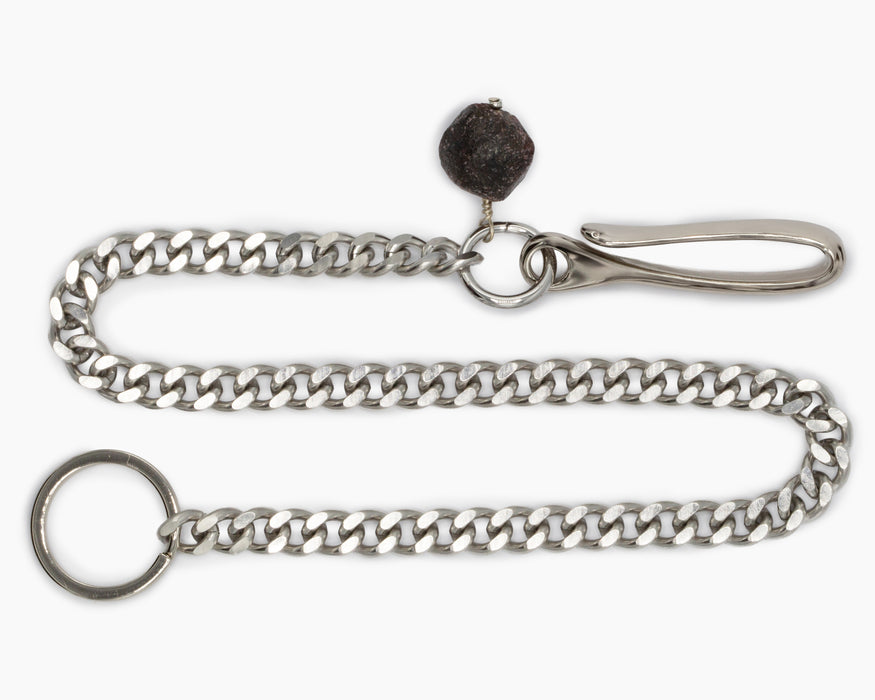 Garnet Pocket Chain Stainless Steel