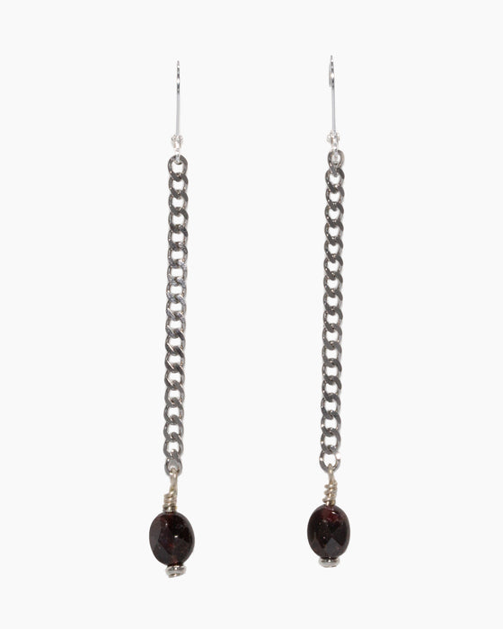GARNET EARRINGS