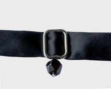 Load image into Gallery viewer, Garnet + Black Silk Tie
