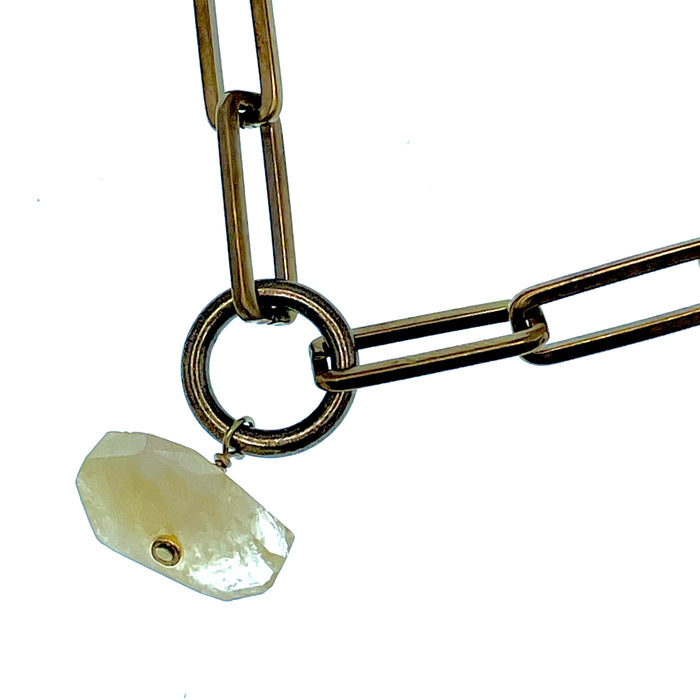 CITRINE SOLO NECKLACE