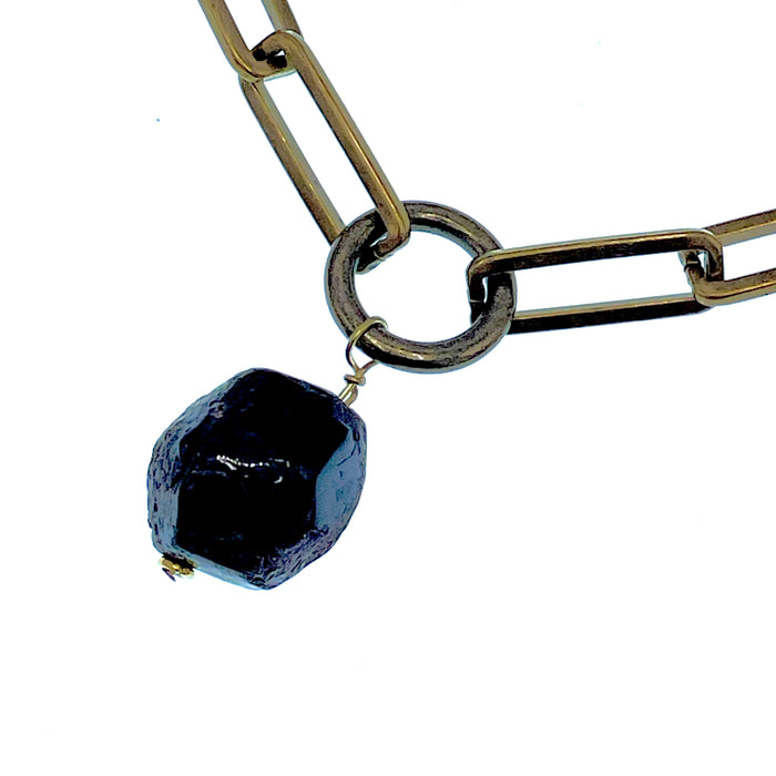 GARNET SOLO NECKLACE