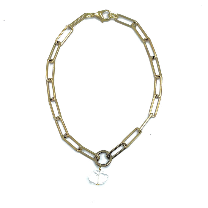 QUARTZ CRYSTAL SOLO NECKLACE
