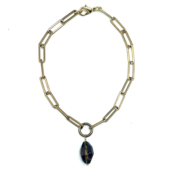 Smoky Quartz SOLO Necklace
