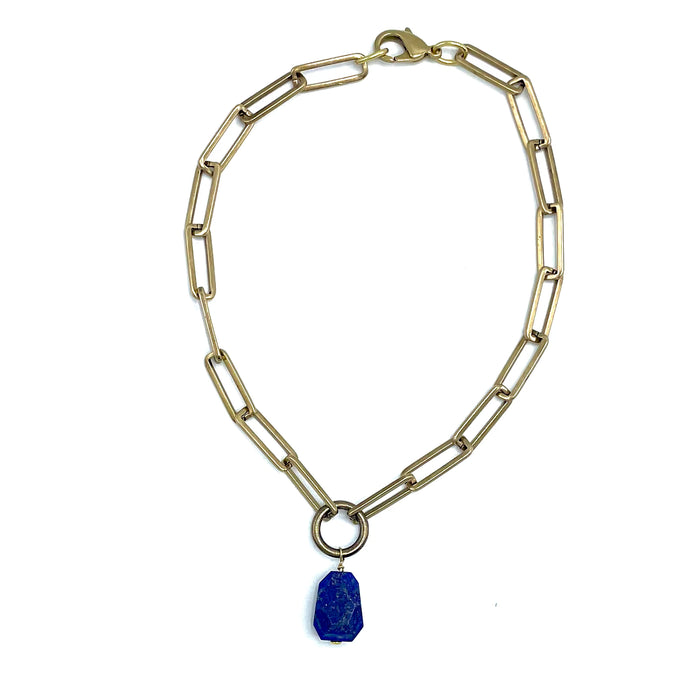 LAPIS SOLO NECKLACE