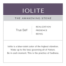 Load image into Gallery viewer, Iolite Earrings Stainless Steel
