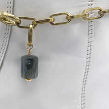 Load image into Gallery viewer, Labradorite BOOT Anklet Brass Chain
