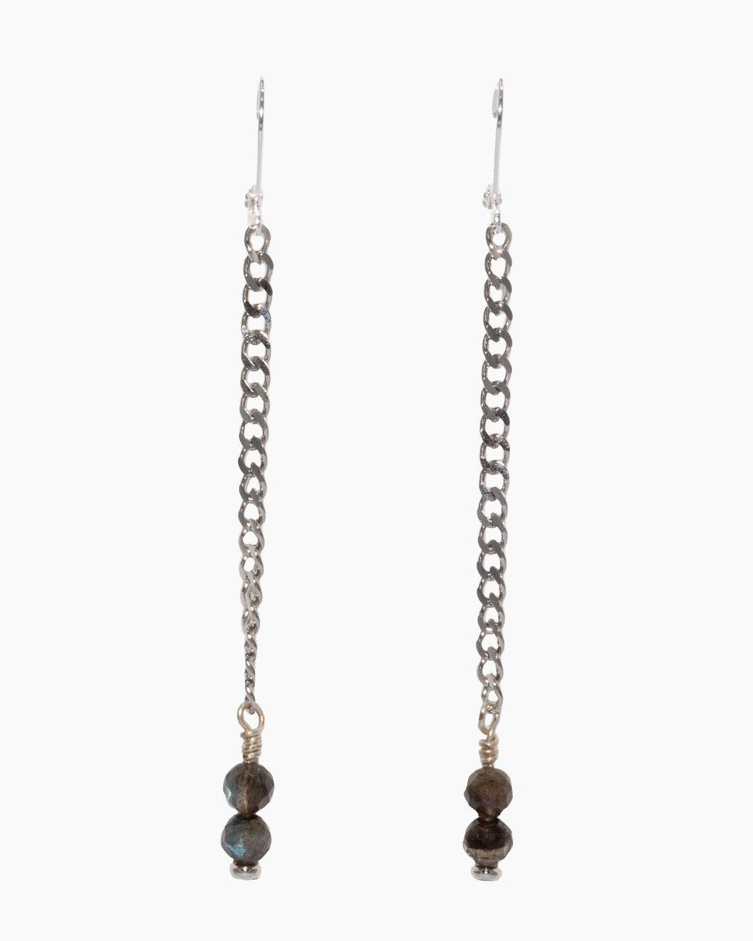 Labradorite Earrings Stainless Steel